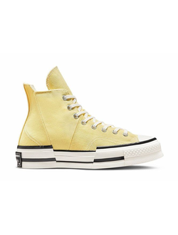 Кеды Converse Chuck 70 Plus желтые высокие на платформе A00740C