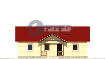 ДЖ-09 ГАБАРИТНЫЕ РАЗМЕРЫ: (8Х12М) 1 ЭТАЖ, ОБЩАЯ ПЛОЩАДЬ: 101,6М²