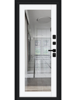 Входная Дверь Браво Флэш МФ/SBlack термо
