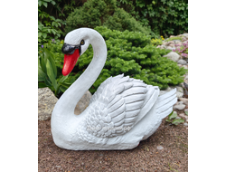 ЛЕБЕДЬ грациозный  - символ чистоты, любви и верности  55*36см  2,2кг  полистоун Россия 2347/012800