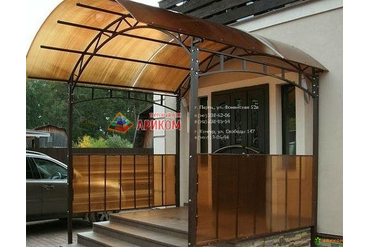 входная группа коричневая