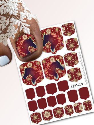 Мини пленки для педикюра LIT-017