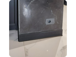 Плинтус ХДФ Dollken S100 100мм Х 2,575 м 1001/1144 Черный в интерьере 2