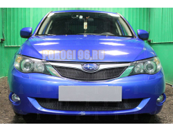 Защита радиатора Subaru Impreza III (1.5) 2007-2011 black верх