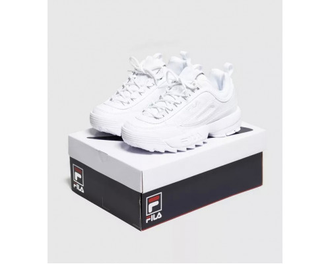 Женские кроссовки Fila Disruptor 2 TRIPLE Белые (36-41)