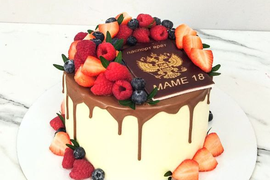 Торт "Маме 18"