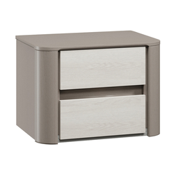 Лацио Тумбочка прикроватная (мдф) (Серый камень), Ш554*В396*Г398 мм