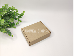 Коробка с откидной крышкой 120*100*30 мм БУРЫЙ