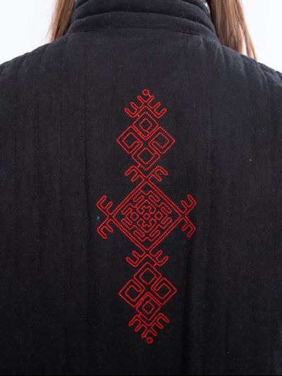 Жилетка "Родное тепло" черная