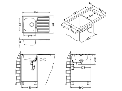 Мойка Alveus Zoom 20