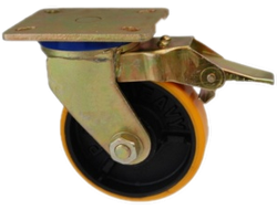 Колесо большегрузное поворотное с тормозом серии 716