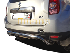 Защита заднего бампера скоба d53 для Renault Duster 2011-2015