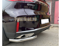 Защита заднего бампера угловая d60 для Exeed TXL (2021-...)