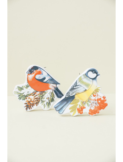 Комплект ёлочных игрушек "Птички"