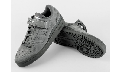 Кроссовки Adidas Forum Low Suede Grey зимние