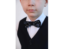 Галстук-бант для девочки "Азбука"