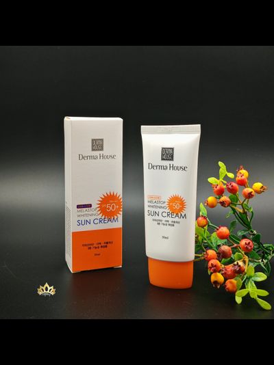 DERMA HOUSE Солнцезащитный крем с функцией блокирования выработки меланина и дополнительным увлажняющим и смягчающим действием SPF 50+/ PA+++ 50 мл