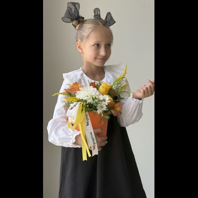 Цветочная композиция учителю / воспитателю № 802