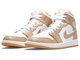 купить не дорого мужские кроссовки Nike Air Jordan 1 Mid 'Tan Gum' 554724-271