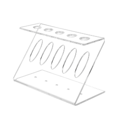 Прозрачный держатель для 5 ручек из оргстекла, настольная подставка CLEARLINE