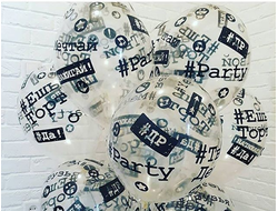 Воздушные шары с хештегами