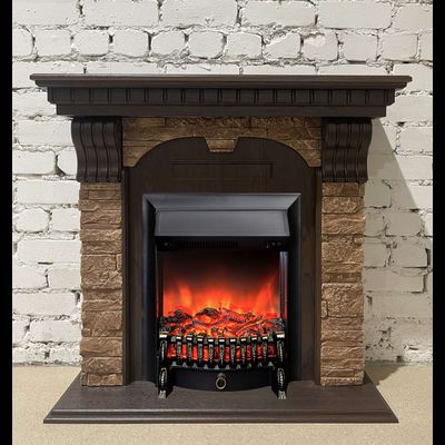 Электрокамин Дублин AO M4 с очагом Fobos