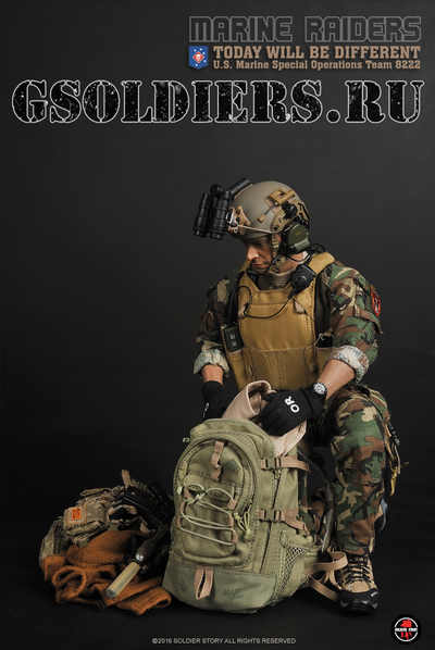 Коллекционная фигурка 1/6 MARINE RAIDERS TODAY WILL BE DIFFERENT MSOT 8222 (SS094) - Soldier Story