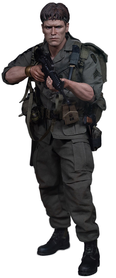 ПРЕДЗАКАЗ - Сержант Элиас Гродин ("Взвод", Platoon) - Коллекционная ФИГУРКА 1/6 scale Platoon Sergeant Elias (DMS047) - DAMTOYS ?ЦЕНА: 31700 РУБ.?