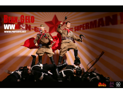 Красноармеец-рабочий Кайл - Коллекционная ФИГУРКА 1/12 Bean Gelo Series The working class soldier Kyle (BGS017) - POPTOYS