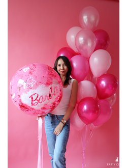 Сет баблс барби со связкой в едином цветовом решении