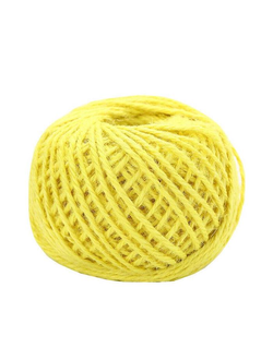 Шпагат джутовый (желтый), 50м