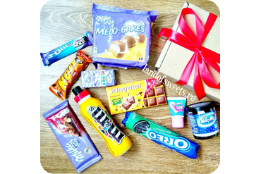 Пример состава одной из коробочек сладостей