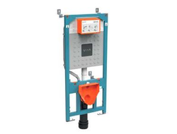 Комплект: Подвесной безободковый унитаз VitrA S40, SmoothFlush, с тонким сиденьем с микролифтом, инсталяцией и панелью управления 9860B003-7200