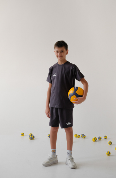ТРЕНИРОВОЧНЫЙ КОСТЮМ VOLLEYLIFE ГРАФИТ детский (130-150 см)