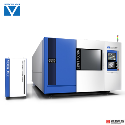 Станок для резки листов FC-серии, со сменными столами, с защитной кабиной
