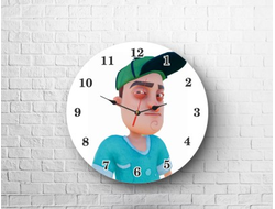 Часы Привет Сосед/ Hello Neighbor №2