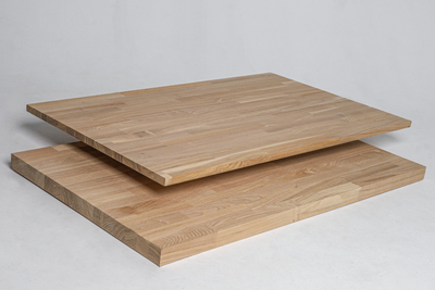 Мебельный щит из ясеня цельноламельный