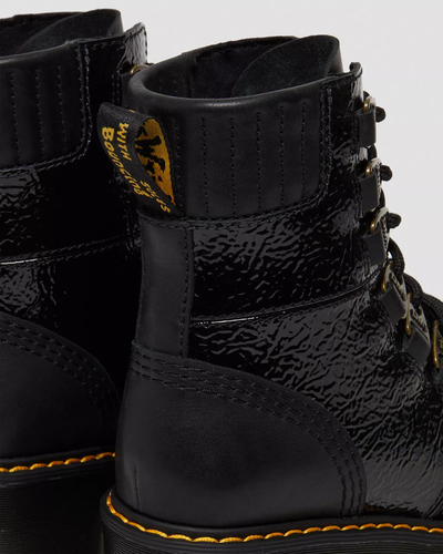 Ботинки Dr Martens Heel Laurenne Black Distressed