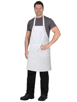 Фартук -БАРИСТА" белый