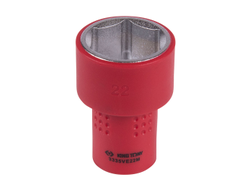 Головка торцевая диэлектрическая шестигранная 3/8", 22 мм KING TONY 3335VE22M