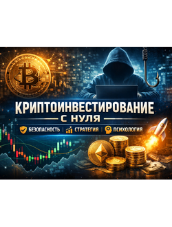 курс по криптовалютам для начинающих, безопасность, стратегия, психология