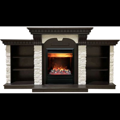 Электрокамин Дублин Премиум AO M2 с очагом 3D Olympic