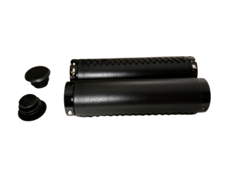 Грипсы X-brend из синтетической кожи с 2-мя замками, 130 мм, черные