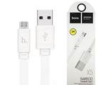 USB кабель HOCO X5 Bamboo micro white / black
