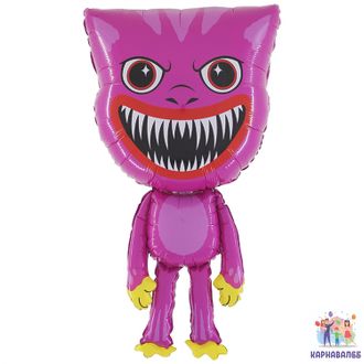 Шар  ( шар + гелий + лента )(28&#039;&#039;/71 см) Фигура, Зубастики, Кисси Мисси, Хаги Ваги