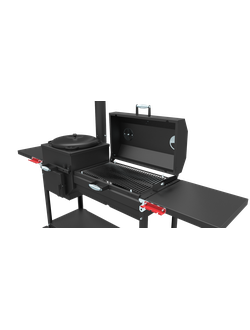 Крышка-гриль для печь-мангалов Искандер 400 - с решеткой из нерж. стали