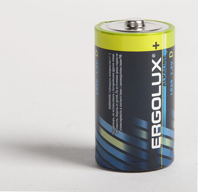 Батарейка алкалиновая Ergolux LR20 BL2