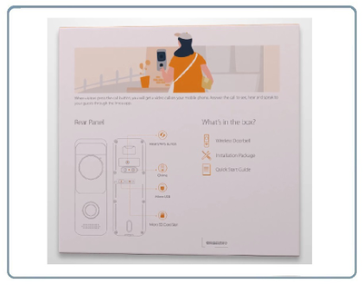 IMOU Doorbell автономная вызывная WiFi панель видеодомофона с DVR, Full HD (IMOU)