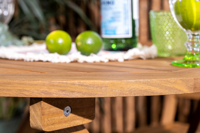 Стол из акации Oxford 90 см складной