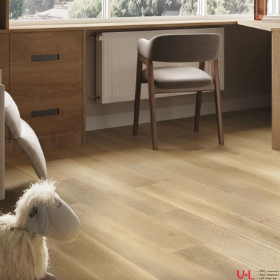SPC ламинат First Floor Бежевый Старый Дуб 1F012
